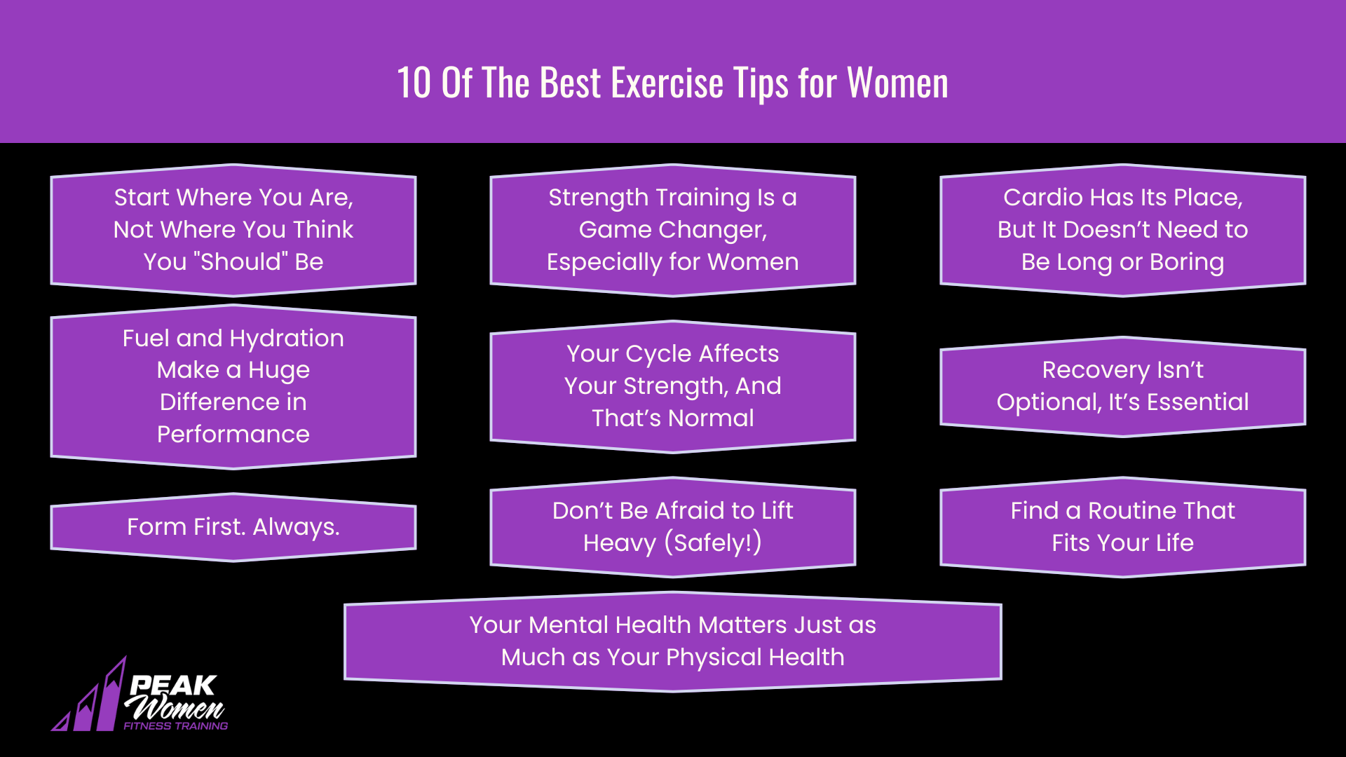 10 Of The Best Exercise Tips for Women